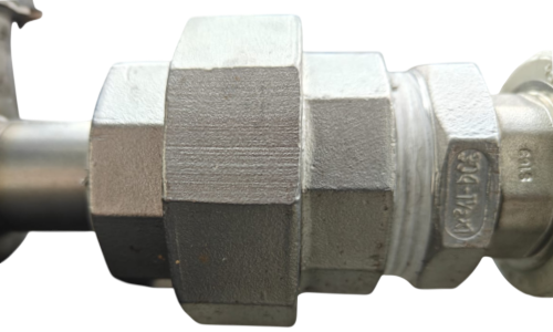 Barrel Union For High Temperature Liquids