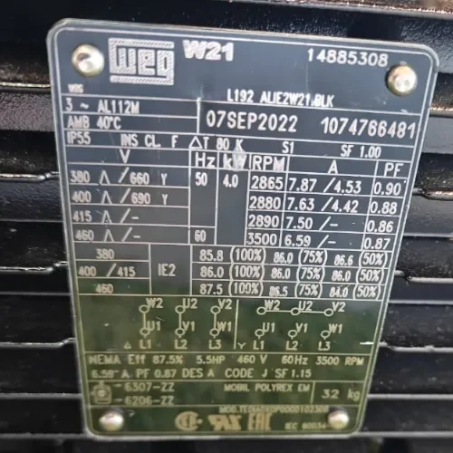 Davey CM End Suction Pump Certification