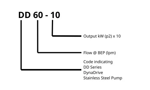 Davey DynaDrive Inverter Water Pump DD60-10 Method of Identification