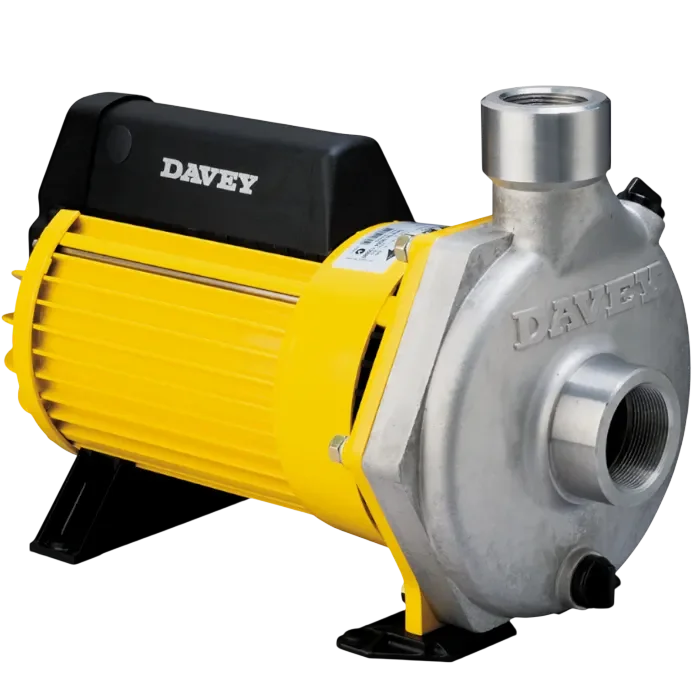Davey DynaFlo Water Transfer Pump Stainless Steel Casing Sales Page Photo