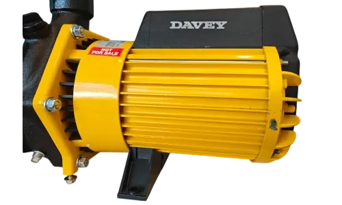 Davey DynaFlo Water Transfer Pump TEFC Motor Side View