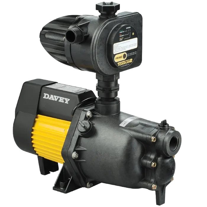 Davey DynaJet Water Pump With Torrium2 Controller Sales Page Photo