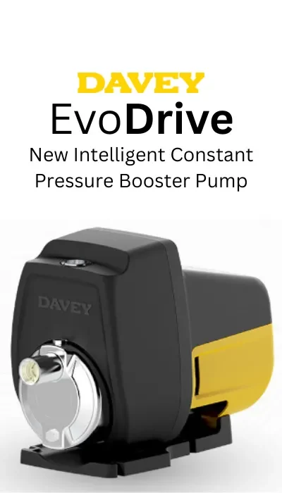 Davey EvoDrive Inverter Water Pump Banner Mobile