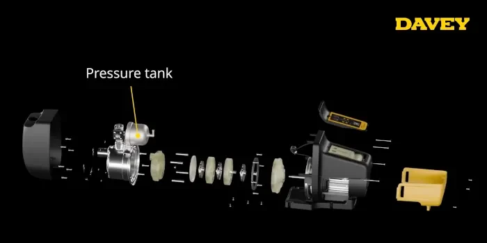 Davey EvoDrive Inverter Water Pump Pressure Tank