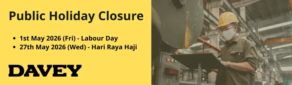 Davey Malaysia As A Water Pump Supplier Public Holiday Closure Desktop View