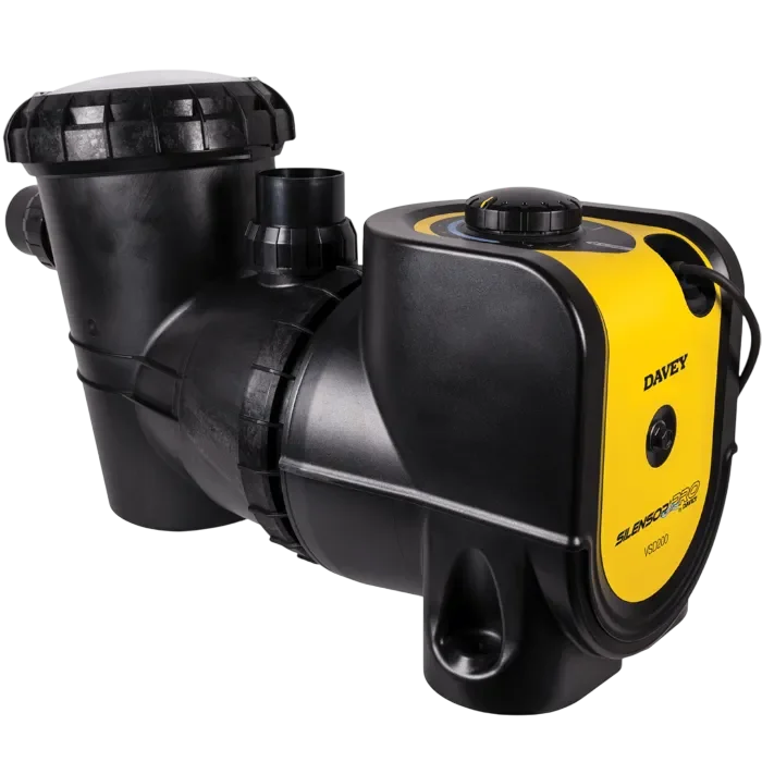 Davey Silensor Pro Swimming Pool Pump With Bluetooth Sales Page Photo