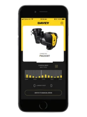 Davey Smartphone Pool Pump App SP200BT