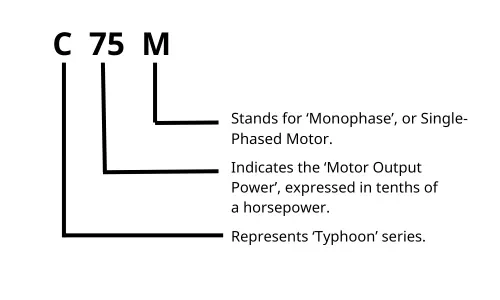 Davey Typhoon Swimming Pool Pump Method of Identification