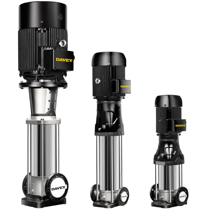 Davey VM Vertical Multistage Water Pump Sales Page Photo