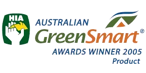Australian GreenSmart Awards Winner 2005 logo, that which Davey won decades back for the introduction of their line of centrifugal pumps.