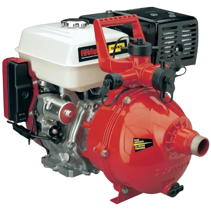 Pam Air Enjin Dua Peringkat Davey Firefighter Pandangan Sisi Salinan Halaman Jualan