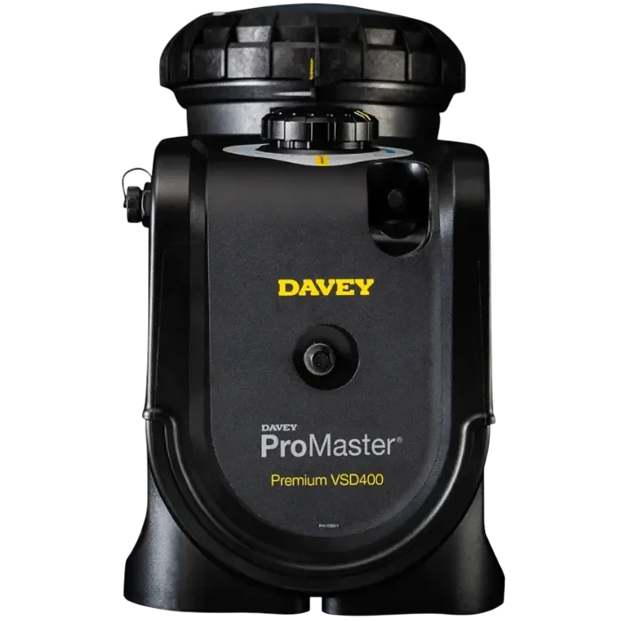 Pam Kolam Renang Davey ProMaster Dengan Bluetooth Pandangan Depan Salinan Halaman Jualan